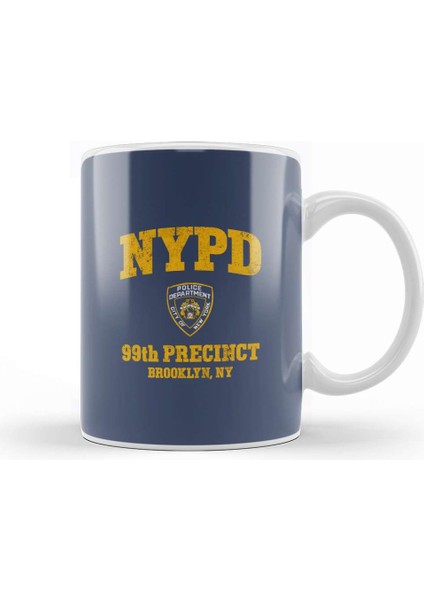 99TH Precinct Brooklyn Ny 04 Kupa Bardak Porselen