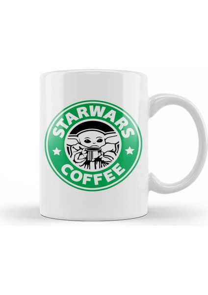 Star Wars Yoda 01 Kupa Bardak Porselen