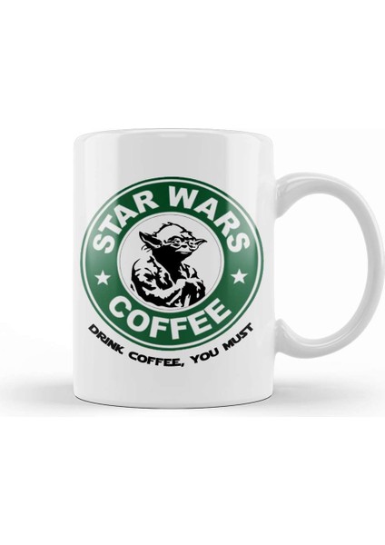 Star Wars Yoda Kupa Bardak Porselen