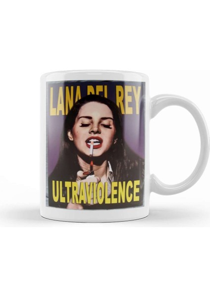 Lana Del Rey Crop Ultraviolence Kupa Bardak Porselen