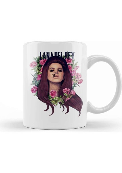 Lana Del Rey Flower Of Lana Kupa Bardak Porselen