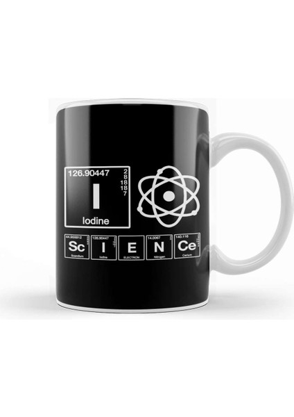 Element Of Loving Science Kupa Bardak Porselen