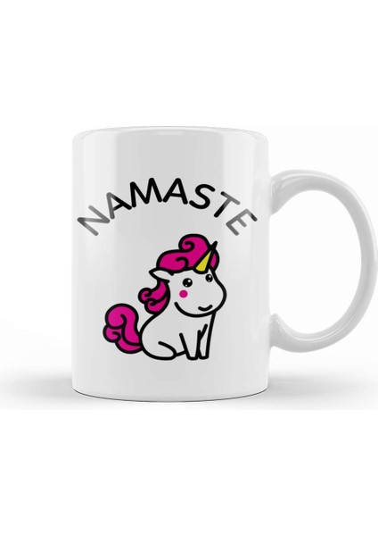Namaste Unicorn Kupa Bardak Porselen