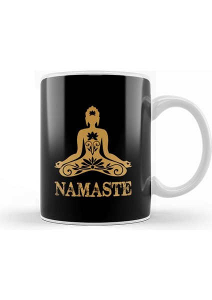 Namaste Yoga Kupa Bardak Porselen