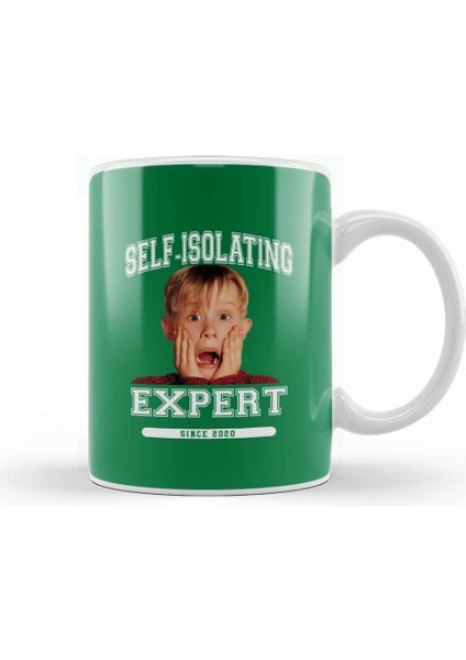 Kevin Mccallister Self Isolating Expert Home Alone Kupa Bardak Porselen