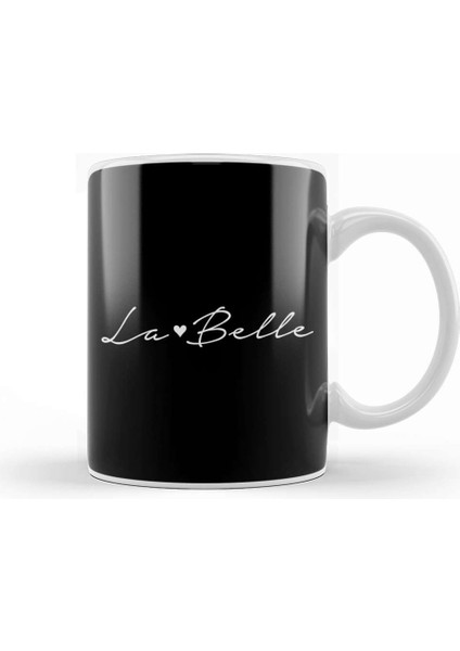 La Belle Slogan Kupa Bardak Porselen