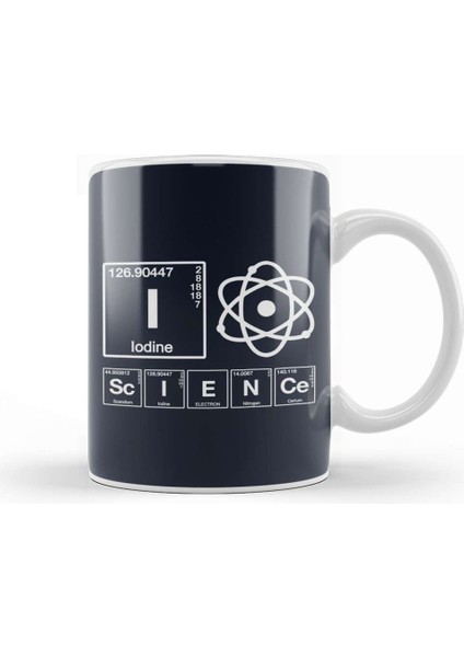 Element Of Loving Science Kupa Bardak Porselen