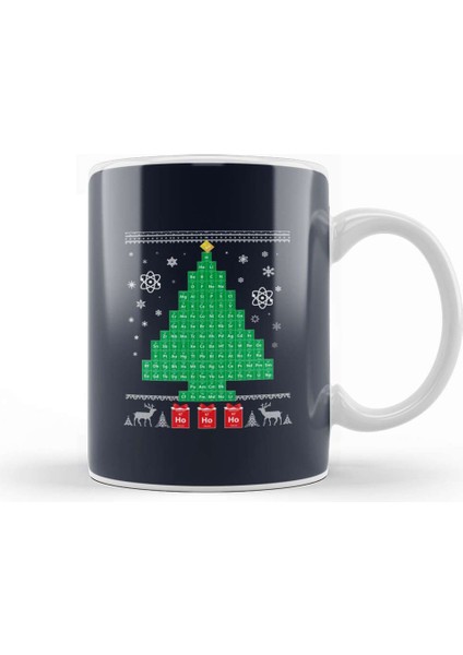 Chemistree Science Christmas Tree Kupa Bardak Porselen