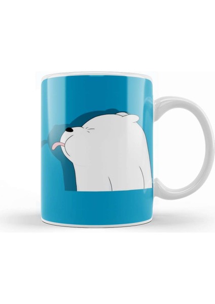 We Bare Bears Ice Bear Kupa Bardak Porselen