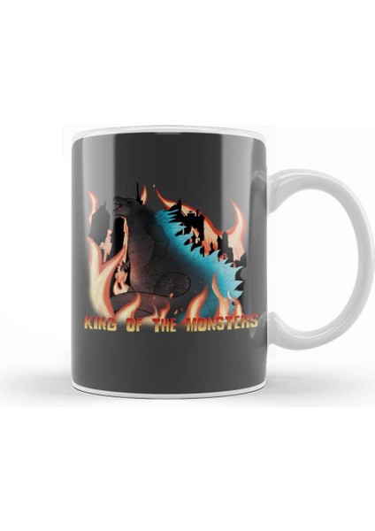 Godzilla King Of The Monsters 04 Kupa Bardak Porselen