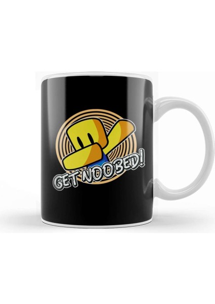 Get Noobed! Roblox Meme Kupa Bardak Porselen