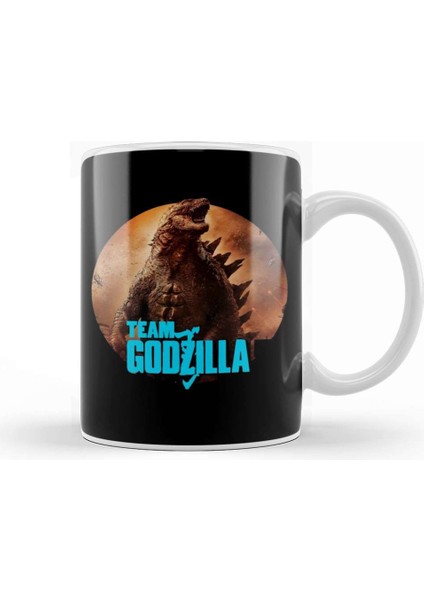 Godzilla Vs Kong Team Godzilla Kupa Bardak Porselen