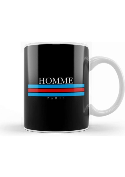 Homme Paris Kupa Bardak Porselen
