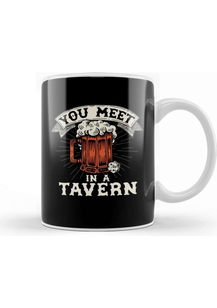 Dungeons And Dragons You Meet In A Tavern Kupa Bardak Porselen