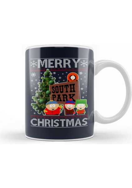 South Park Merry Christmas Knit Kupa Bardak Porselen