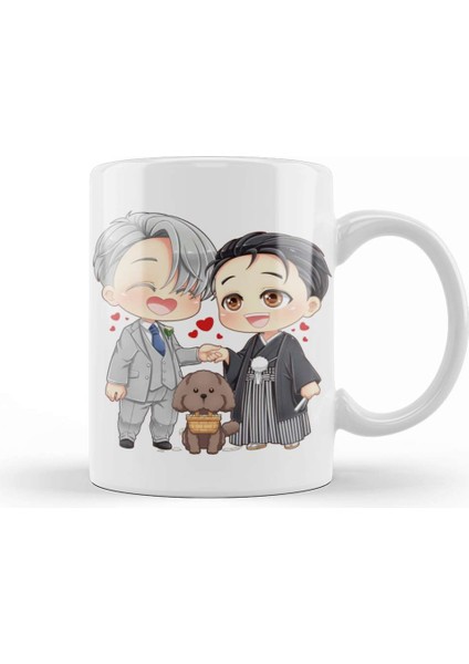 Wedding Victor Yuuri Yuri On Ice Kupa Bardak Porselen