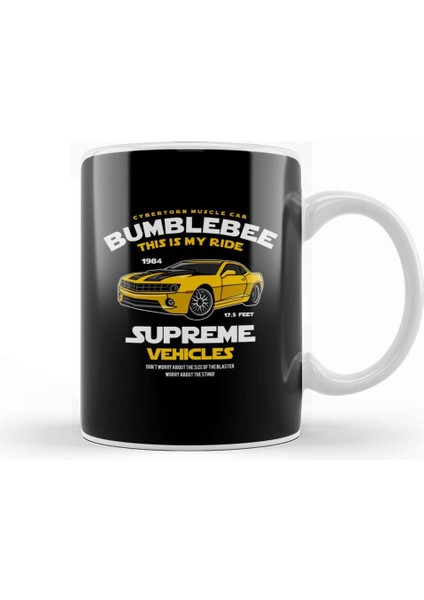 Bumblebee Transformer 02 Kupa Bardak Porselen