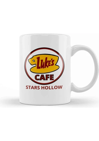 Baskı Dükkanı Gilmore Girls Luke's Cafe Kupa Bardak Porselen