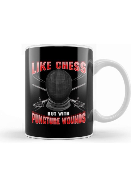Fencing Like Chess But With Puncture Wounds Kupa Bardak Porselen