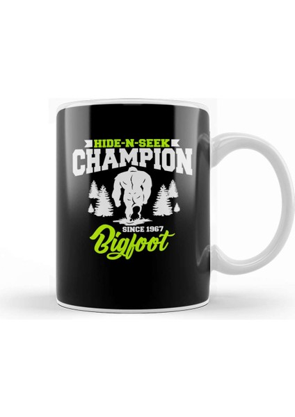 Funny Bigfoot Hide N Seek Champion Since 1967 Kupa Bardak Porselen