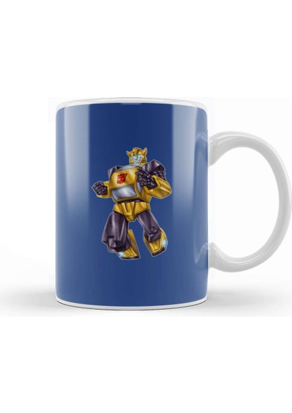 Bumblebee Transformes Kupa Bardak Porselen
