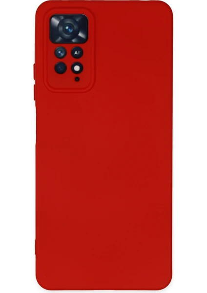 Case World Xiaomi Redmi Note 11 Pro Kapak Içi Kadife Kamera Korumalı Lansman Silikon Kılıf - Kırmızı