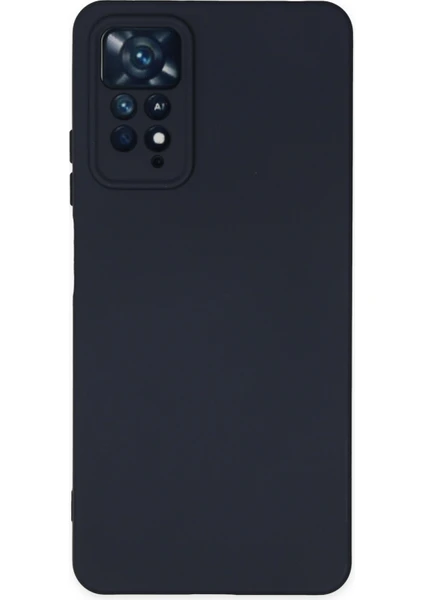 Case World Xiaomi Redmi Note 11 Pro Kapak Içi Kadife Kamera Korumalı Lansman Silikon Kılıf - Lacivert