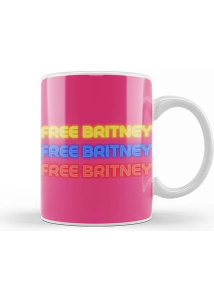 Free Britney Free Britney Spears Kupa Bardak Porselen