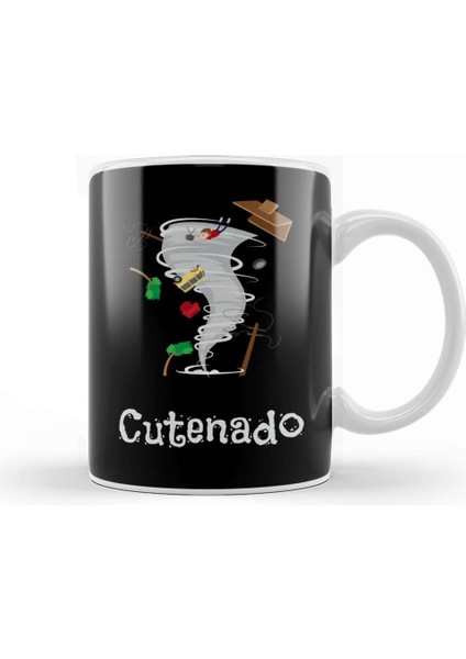 Funny Cutenado Cute Tornado Lovers Kupa Bardak Porselen