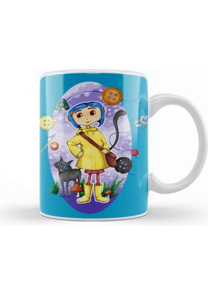Coraline Jones Kupa Bardak Porselen