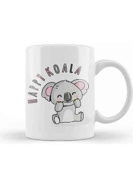 Happy Koala Kupa Bardak Porselen