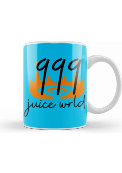 Juice Wrld 999 Logo Merch Kupa Bardak Porselen