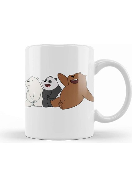 We Bare Bears 018 Kupa Bardak Porselen