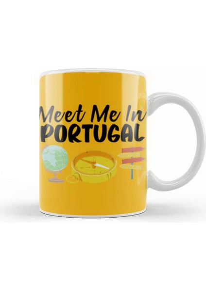 Funny Travel Portugal Gift Design Lover Trippin Wanderlust Journey Adventurer Vacation Kupa Bardak Porselen