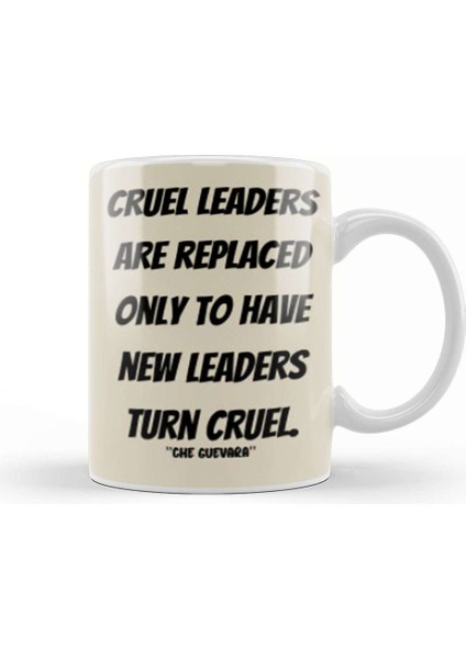 Che Guevara Quotes Gift Vintage Retro Rainbow Style Kupa Bardak Porselen