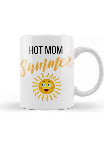 Hot Mom Summer Kupa Bardak Porselen