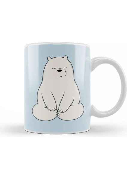 We Bare Bears Ice Bear Kupa Bardak Porselen