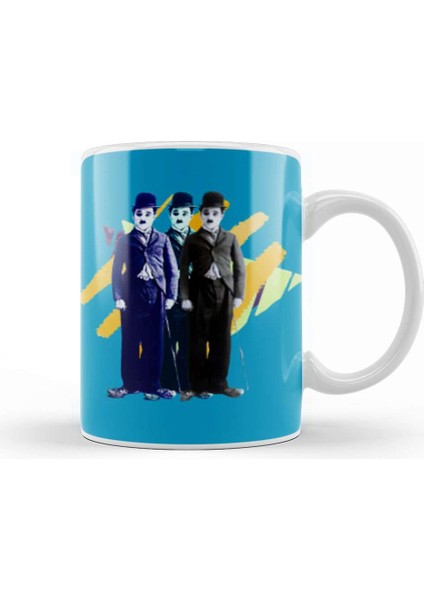 Charlie Chaplin Quotes Art Gift Vintage Retro Style Kupa Bardak Porselen