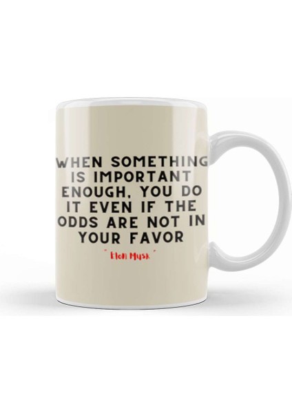 Elon Musk Quotes Motivation Inspiration Success Work Gifts Kupa Bardak Porselen