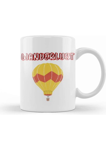 Funny Travel Gift Design Lover Trippin Wanderlust Journey Adventurer Vacation Kupa Bardak Porselen