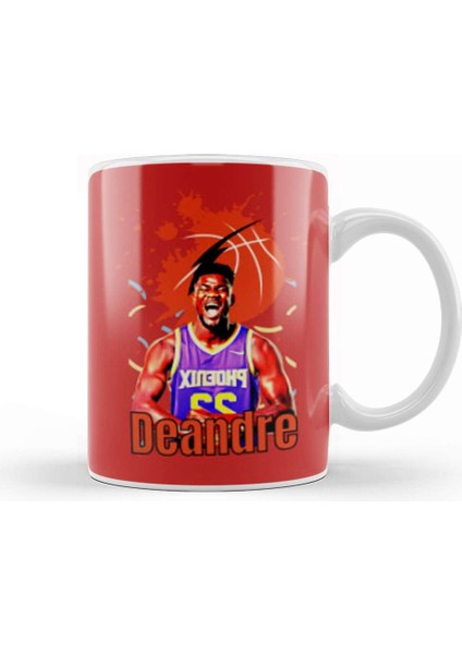 Deandre Ayton Vintage Art Legend Basketball Gift Kupa Bardak Porselen