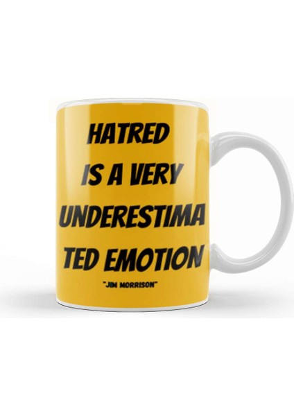Jim Morrison Quotes Gift Vintage Retro Rainbow Style Kupa Bardak Porselen