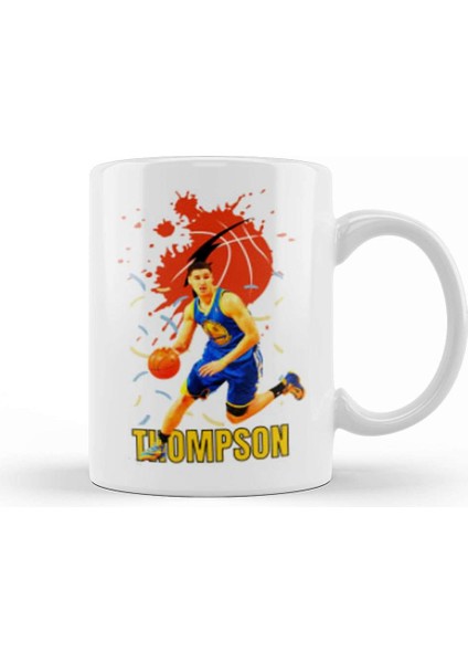 Klay Thompson Vintage Art Legend Basketball Gift Vintage Retro Style Kupa Bardak Porselen