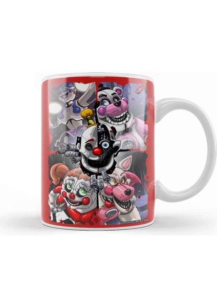 Five Nights At Freddys Fantastic Mr Foxy Kupa Bardak Porselen