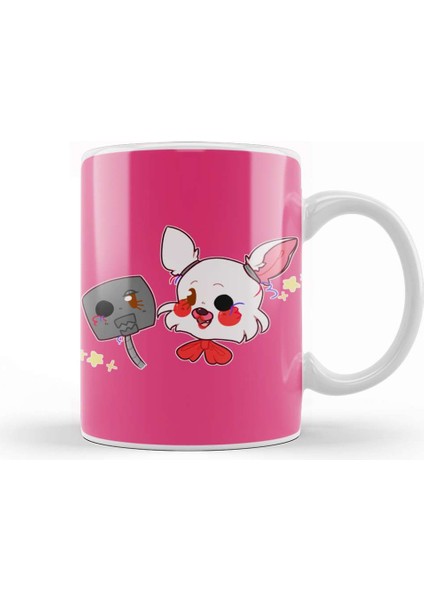 Fnaf Toony Mangle Kupa Bardak Porselen