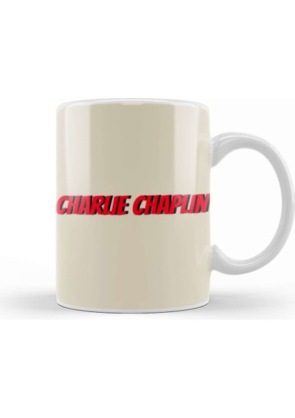 Charlie Chaplin Quotes Art Gift Vintage Retro Style Kupa Bardak Porselen