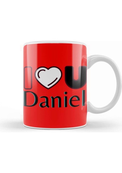 Daniel Name Custom Design Gift Baby Gift For Him Kupa Bardak Porselen