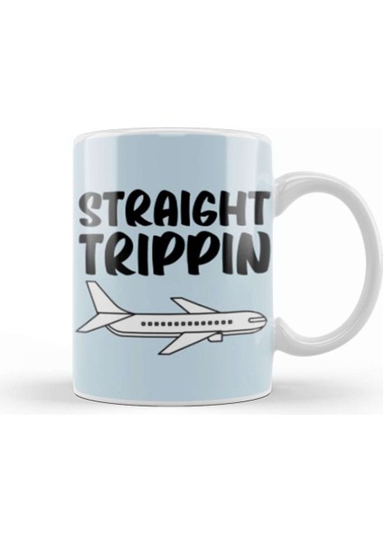 Funny Travel Gift Design Lover Trippin Wanderlust Journey Adventurer Vacation Kupa Bardak Porselen