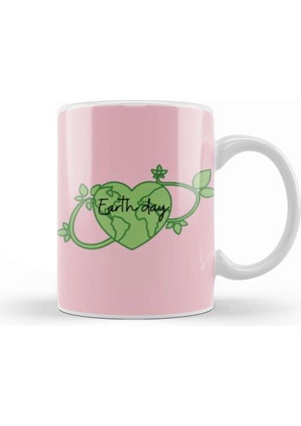 Earth Day 2021 Kupa Bardak Porselen