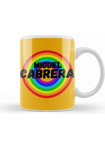 Michelangelo Quotes Gift Vintage Retro Rainbow Style Kupa Bardak Porselen